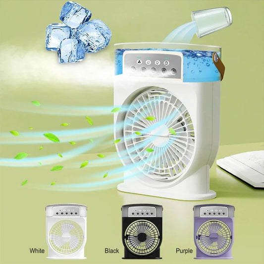 Rechargeable Refrigeration Air Conditioner Mini Electric Fan